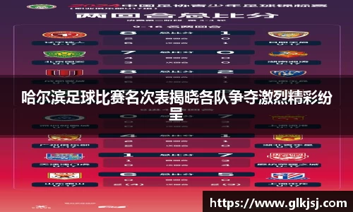 哈尔滨足球比赛名次表揭晓各队争夺激烈精彩纷呈